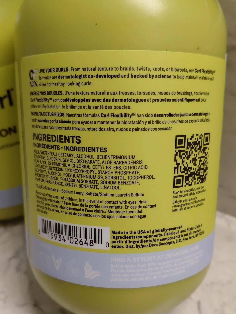 NEW 2 DevaCurl One Condition Delight Lightweight Cream Conditioner 12 Fl OZ Each